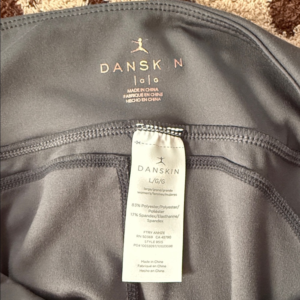 Danskin Dark Gray Leggings - Picture 5 of 5